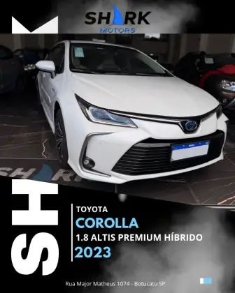TOYOTA COROLLA 1.8 VVT-I HYBRID FLEX ALTIS PREMIUM CVT