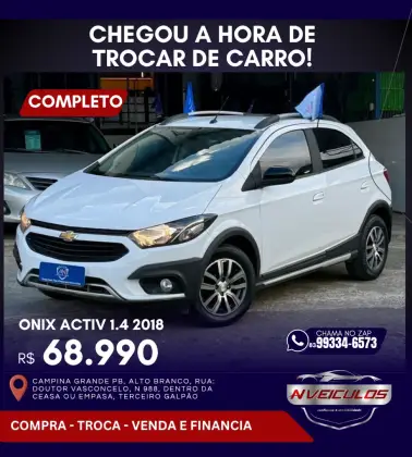 CHEVROLET ONIX 1.4 MPFI ACTIV 8V FLEX 4P AUTOMÁTICO