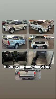 TOYOTA HILUX 3.0 SRV 4X4 CD 16V TURBO INTERCOOLER DIESEL 4P AUTOMÁTICO TOYOTA HILUX 3.0 SRV 4X4 CD 16V TURBO INTERCOOLER DIESEL 4P AUTOMÁTICO