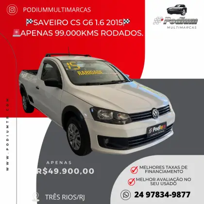 VOLKSWAGEN SAVEIRO 1.6 MI CS 8V FLEX 2P MANUAL G.VI