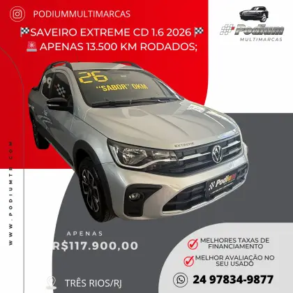 VOLKSWAGEN SAVEIRO 1.6 MSI EXTREME CD 16V FLEX 2P MANUAL