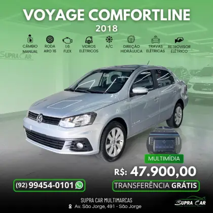 VOLKSWAGEN VOYAGE 1.6 MSI TOTALFLEX COMFORTLINE 4P MANUAL