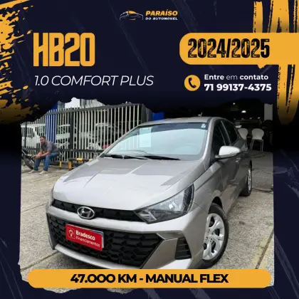 HYUNDAI HB20 1.0 12V FLEX COMFORT PLUS MANUAL