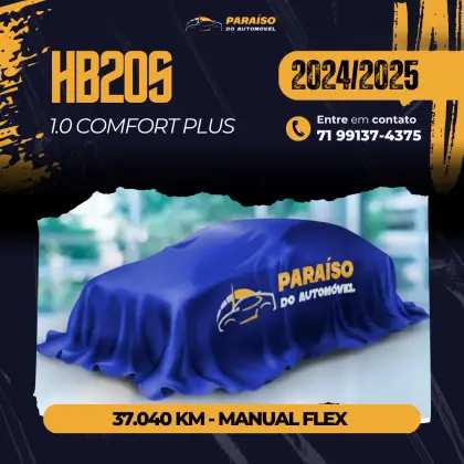 HYUNDAI HB20S 1.0 12V FLEX COMFORT PLUS MANUAL