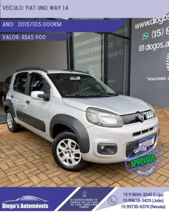 FIAT UNO 1.4 EVO WAY 8V FLEX 4P MANUAL