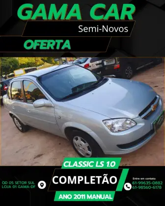 CHEVROLET CLASSIC 1.0 MPFI LS 8V FLEX 4P MANUAL CHEVROLET CLASSIC 1.0 MPFI LS 8V FLEX 4P MANUAL