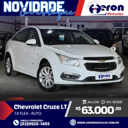 CHEVROLET CRUZE 1.8 LT 16V FLEX 4P AUTOMÁTICO