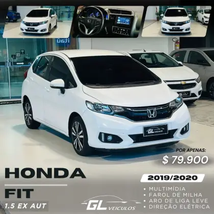 HONDA FIT 1.5 EX 16V FLEX 4P AUTOMÁTICO