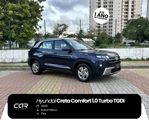 HYUNDAI CRETA 1.0 TGDI FLEX COMFORT PLUS AUTOMÁTICO