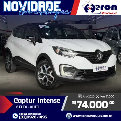 RENAULT CAPTUR 1.6 16V SCE FLEX INTENSE X-TRONIC