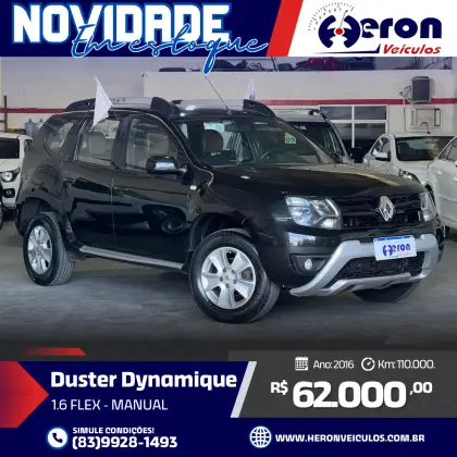 RENAULT DUSTER 1.6 DYNAMIQUE 4X2 16V FLEX 4P MANUAL