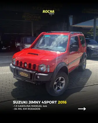 SUZUKI JIMNY 1.3 4SPORT 4X4 16V GASOLINA 2P MANUAL