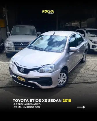 TOYOTA ETIOS 1.5 XS 16V FLEX 4P AUTOMÁTICO