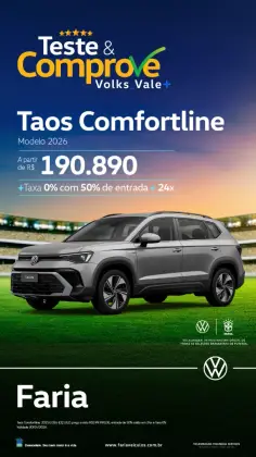 VOLKSWAGEN TAOS 1.4 250 TSI TOTAL FLEX COMFORTLINE AUTOMÁTICO