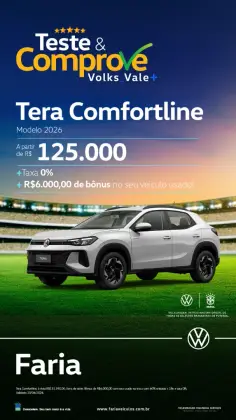 VOLKSWAGEN TERA 1.0 170 TSI COMFORT AUTOMÁTICO