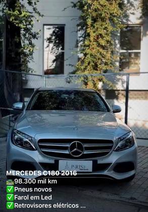 MERCEDES-BENZ C 180 1.6 CGI AVANTGARDE 16V TURBO GASOLINA 4P AUTOMÁTICO