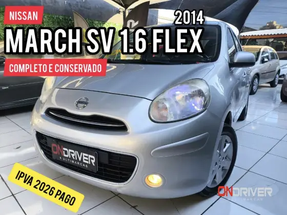 NISSAN MARCH 1.6 SV 16V FLEX 4P MANUAL