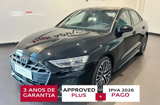 AUDI A3 2.0 TFSI GASOLINA SEDAN PERFORMANCE BLACK S-TRONIC