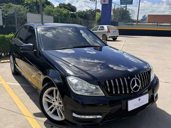 MERCEDES-BENZ-C 180-1.6 CGI SPORT 16V TURBO GASOLINA 4P AUTOMÁTICO MERCEDES-BENZ-C 180-2013