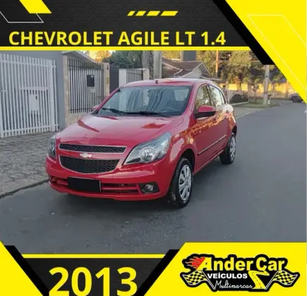 CHEVROLET AGILE 1.4 MPFI LT 8V FLEX 4P MANUAL