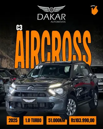 CITROËN C3 AIRCROSS 1.0 TURBO 200 FLEX FEEL CVT