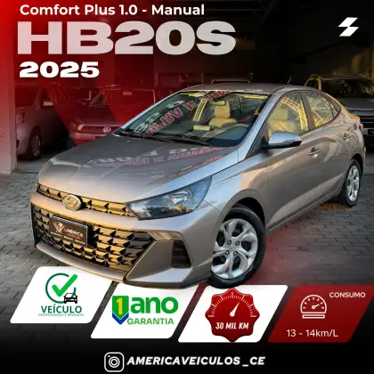 HYUNDAI HB20S 1.0 12V FLEX COMFORT PLUS MANUAL