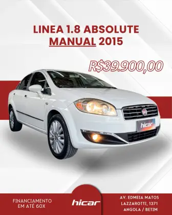 FIAT LINEA 1.8 ABSOLUTE 16V FLEX 4P AUTOMATIZADO
