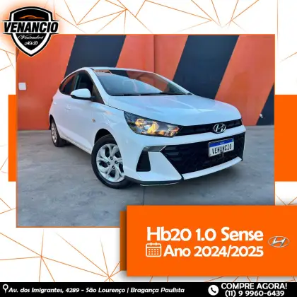 HYUNDAI HB20 1.0 12V FLEX SENSE PLUS MANUAL HYUNDAI HB20 1.0 12V FLEX SENSE PLUS MANUAL