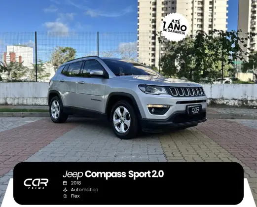 JEEP COMPASS 2.0 16V FLEX SPORT AUTOMÁTICO