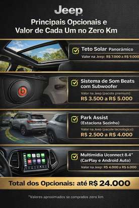 JEEP-COMPASS-2.0 16V FLEX LIMITED AUTOMÁTICO JEEP-COMPASS-2017