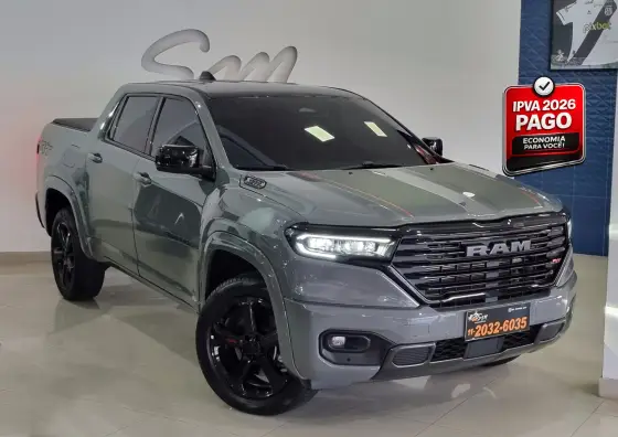 RAM RAMPAGE 2.0 HURRICANE 4 TURBO GASOLINA R/T 4X4 AUTOMÁTICO