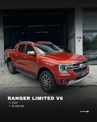 FORD RANGER 3.0 V6 TURBO DIESEL CD LIMITED 4X4 AUTOMÁTICO