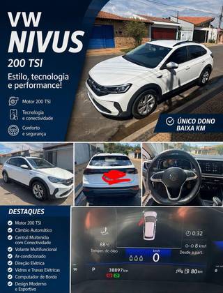 VOLKSWAGEN NIVUS 1.0 200 TSI TOTAL FLEX COMFORTLINE AUTOMÁTICO