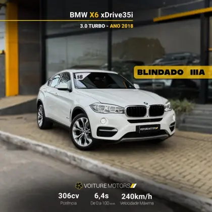 BMW X6 3.0 35I 4X4 COUPÉ 6 CILINDROS 24V GASOLINA 4P AUTOMÁTICO