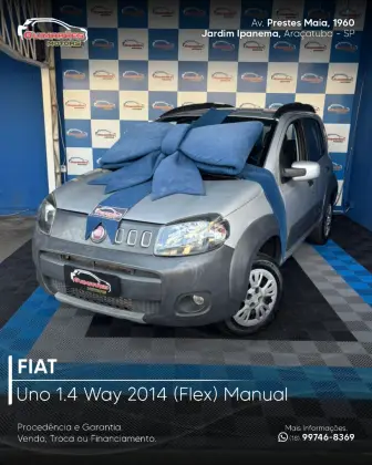 FIAT UNO 1.4 EVO WAY 8V FLEX 4P MANUAL FIAT UNO 1.4 EVO WAY 8V FLEX 4P MANUAL