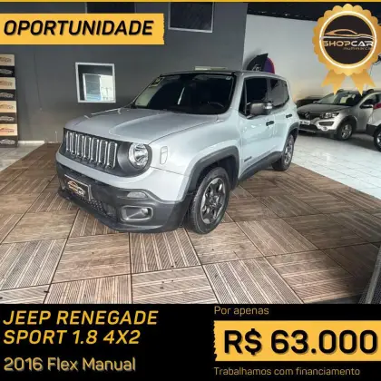 JEEP RENEGADE 1.8 16V FLEX SPORT 4P MANUAL