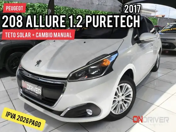 PEUGEOT 208 1.2 ALLURE 12V FLEX 4P MANUAL