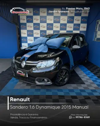 RENAULT SANDERO 1.6 DYNAMIQUE 8V FLEX 4P MANUAL