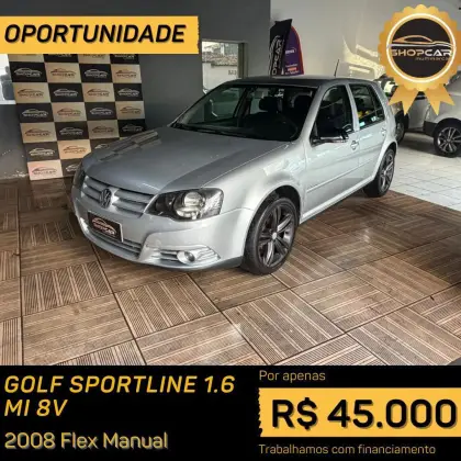 VOLKSWAGEN GOLF 1.6 MI SPORTLINE 8V FLEX 4P MANUAL
