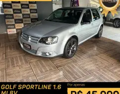 VOLKSWAGEN GOLF 1.6 MI SPORTLINE 8V FLEX 4P MANUAL VOLKSWAGEN GOLF 1.6 MI SPORTLINE 8V FLEX 4P MANUAL