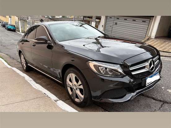 MERCEDES-BENZ-C 180-1.6 CGI AVANTGARDE 16V TURBO GASOLINA 4P AUTOMÁTICO MERCEDES-BENZ-C 180-2015