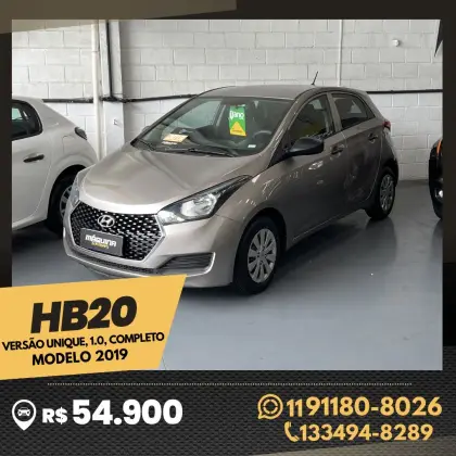 HYUNDAI HB20 1.0 UNIQUE 12V FLEX 4P MANUAL HYUNDAI HB20 1.0 UNIQUE 12V FLEX 4P MANUAL