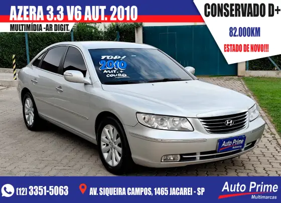 HYUNDAI AZERA 3.3 MPFI GLS SEDAN V6 24V GASOLINA 4P AUTOMÁTICO