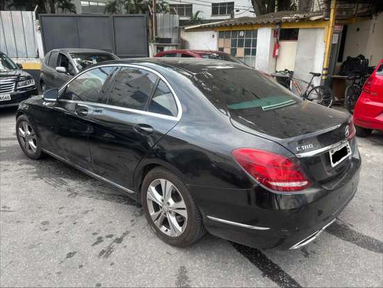 MERCEDES-BENZ-C 180-1.6 CGI 16V TURBO GASOLINA 4P AUTOMÁTICO MERCEDES-BENZ-C 180-2014