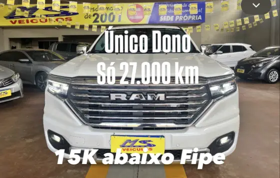RAM RAMPAGE 2.0 HURRICANE 4 TURBO GASOLINA LARAMIE 4X4 AUTOMÁTICO