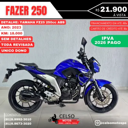 YAMAHA FZ25 FAZER ABS 