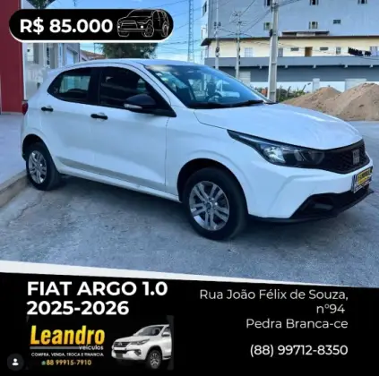 FIAT ARGO 1.0 FIREFLY FLEX MANUAL