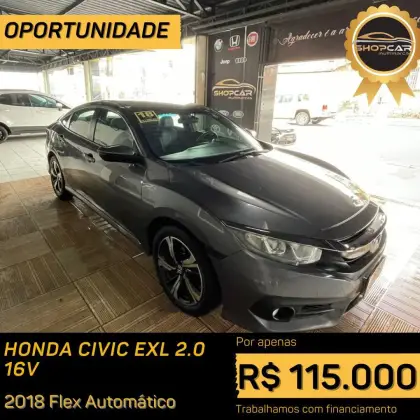 HONDA CIVIC 2.0 16V FLEXONE EXL 4P CVT