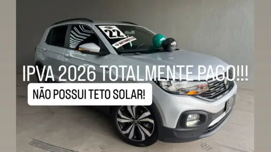 VOLKSWAGEN T-CROSS 1.0 200 TSI TOTAL FLEX COMFORTLINE AUTOMÁTICO