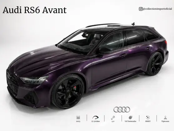 AUDI RS6 4.0 AVANT V8 TWINTURBO MHEV TIPTRONIC